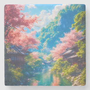 Sakura Utsuru Seiryū Steinuntersetzer