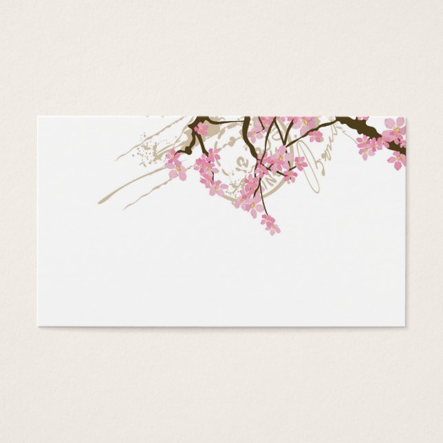 Sakura-Visitenkarte (Vorderseite)