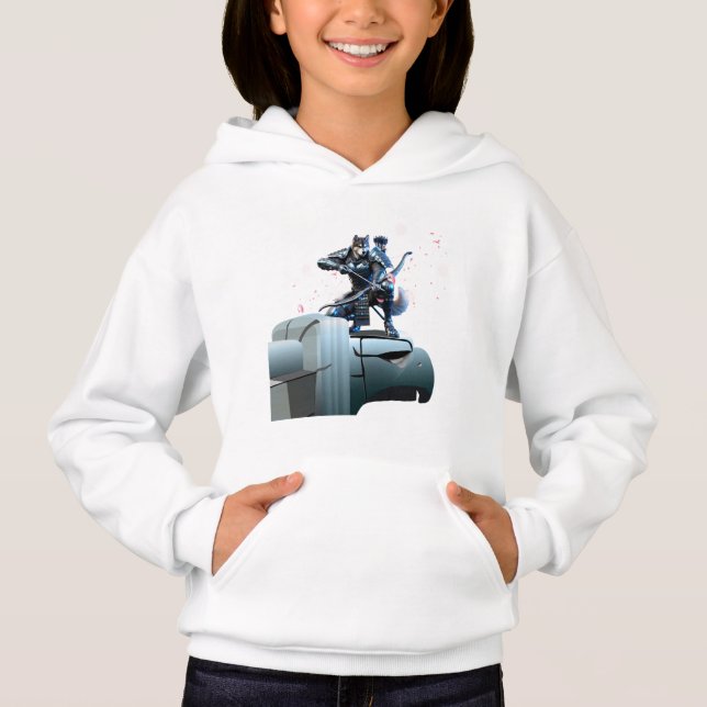 Sakura Warrior-4 Hoodie (Vorderseite)