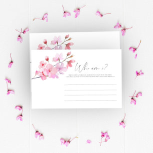 Sakura - Wer bin ich Brautparty-Spiel Briefpapier