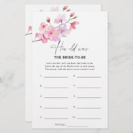 Sakura - Wie alt war die Braut, um ein Spiel zu we