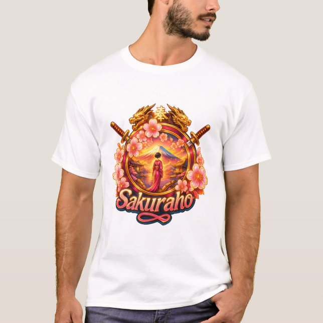 Sakuraho: Samurai Geist Sunset Tee (Vorderseite)