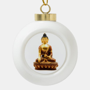 Sakyamuni Buddha Keramik Kugel-Ornament