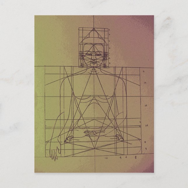 Sakyamuni Buddha Postcard Postkarte (Vorderseite)