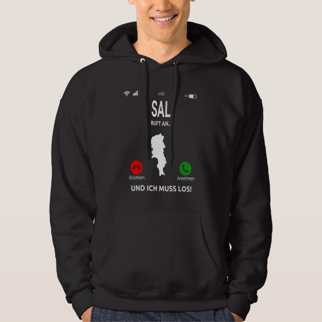 Sal calls to Capverdian Islands Cabo Verde Holiday Hoodie (Vorderseite)