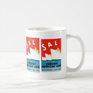 SAL ~ Swedish American Line Kaffeetasse