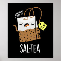 Sal-tea Funny Tea Pun Dark BG