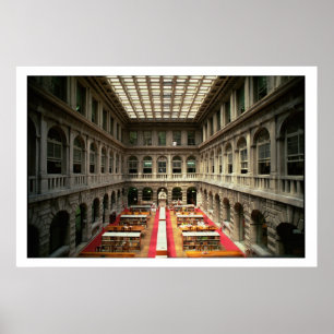 Sala di Lettura, Baujahr 1537-88 (Foto) Poster
