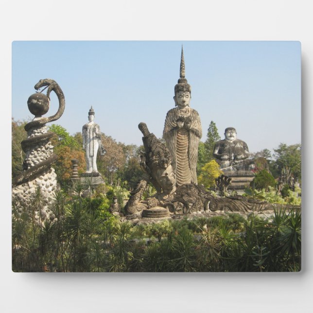 Sala Keo Kou, Nong Khai, Thailand Fotoplatte (Vorderseite)