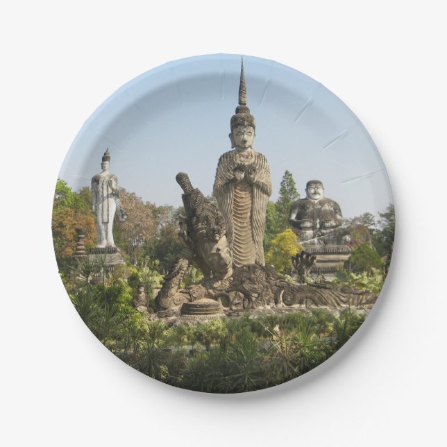 Sala Keo Kou, Nong Khai, Thailand Pappteller (Vorderseite)