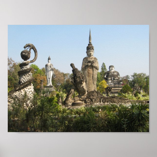 Sala Keo Kou, Nong Khai, Thailand Poster (Vorne)