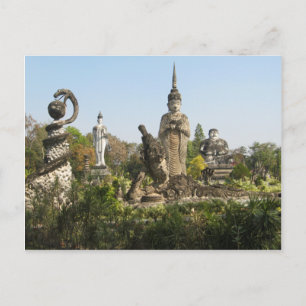 Sala Keo Kou, Nong Khai, Thailand Postkarte