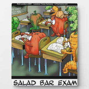 Salad Bar Exam Funny Fotoplatte