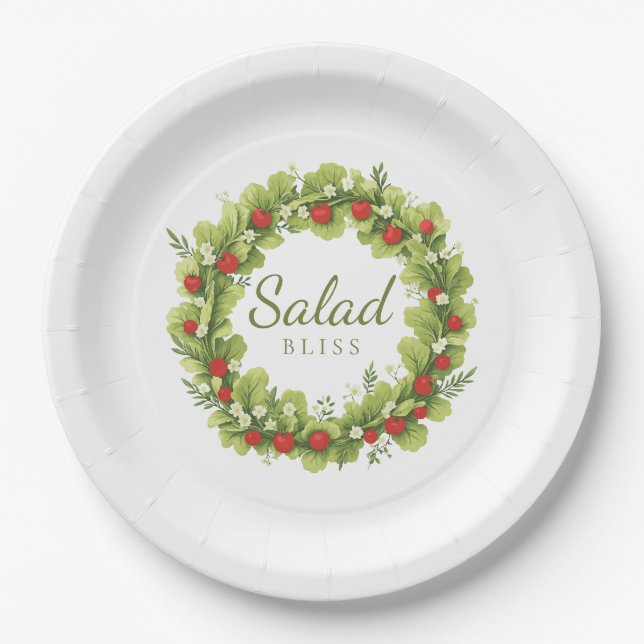 Salad Bliss Pappteller (Vorderseite)