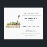 Salad Restaurant Grand Opening Flyer<br><div class="desc">Elegante und niedliche,  handbemalte Aquarellmalerei Frischsalat und Salat Grüntöne Illustration für alle frische Lebensmittel oder Salatladen Große Eröffnung oder Business Werbeaktion Flyer.</div>