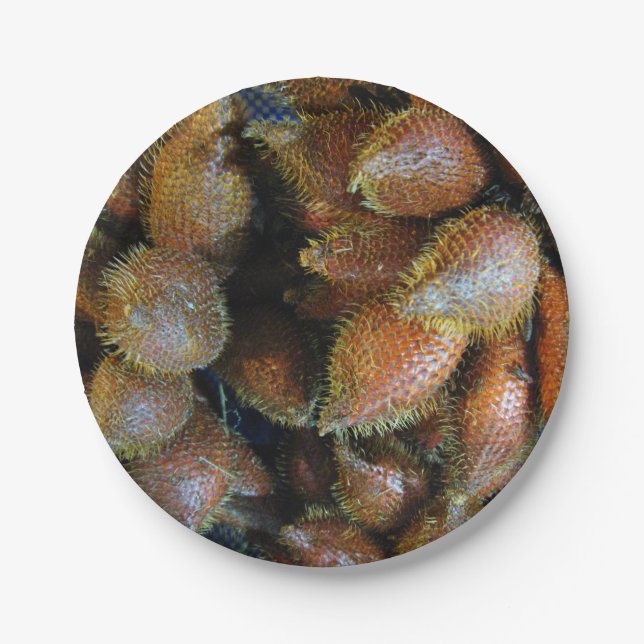 Salak [Schlangenfrucht] Pappteller (Vorderseite)