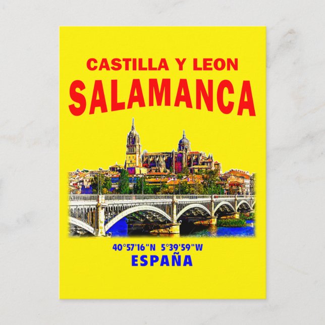 Salamanca / Kastilien und Leon, Spanien. Postkarte (Vorderseite)