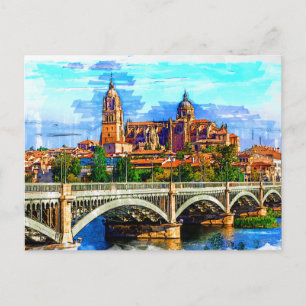 Salamanca / Kastilien und Leon, Spanien. Postkarte