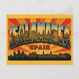 Salamanca Spanien Goldene Stadt Postkarte