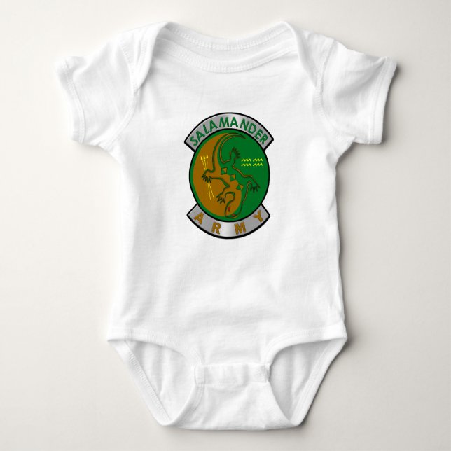 Salamander Army Baby Bodysuit Baby Strampler (Vorderseite)