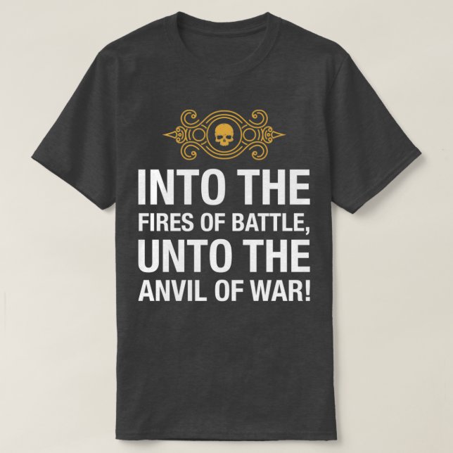 Salamander Battlecry Miniatur Wargaming Gaming T T-Shirt (Design vorne)