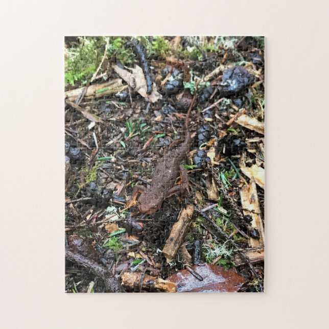 Salamander im Wald, Washington Puzzle (Vertikal)