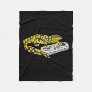 Salamander Playing Video Game Salamanders Gamers Fleecedecke
