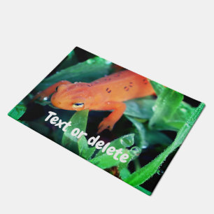 Salamander Raindrop auf der Augenspitze Personalis Fußmatte