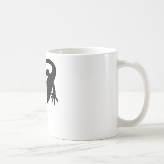 Salamander-Silhouette Kaffeetasse (Rechts)