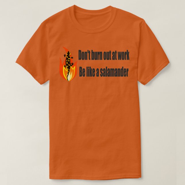 Salamander T-Shirt (Design vorne)