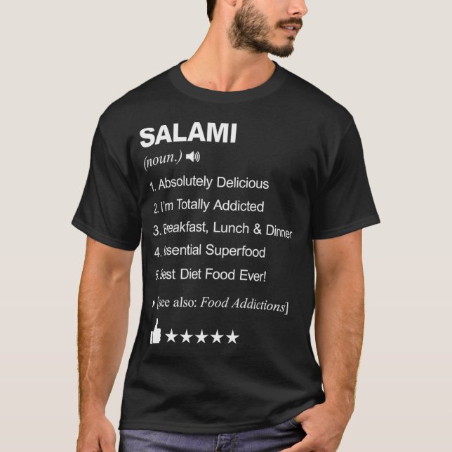 Salami Definition: Gastro  T-Shirt (Vorderseite)