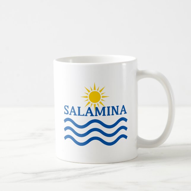 SALAMINA Griechenland, Sun Waves Kaffeetasse (Rechts)