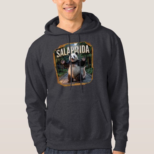 Salapanda Fotografischer Combo Kreatur Witzig Hoodie (Vorderseite)