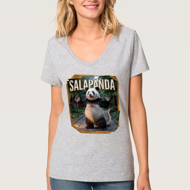 Salapanda Fotografischer Combo Kreatur Witzig T-Shirt (Vorderseite)