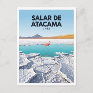 Salar de Atacama, Atacama-Wüste, Chile Reise Postkarte