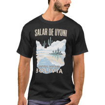 Salar de Uyuni Bolivien Vintage Reiseplakat Retro