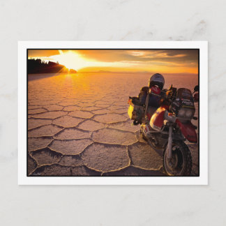 Salar Sunset Postcard Postkarte