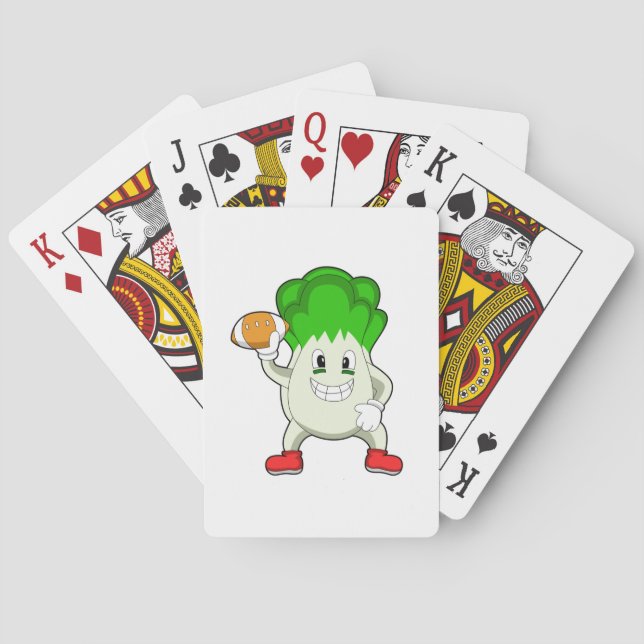 Salat beim Fußball Spielkarten (Rückseite)