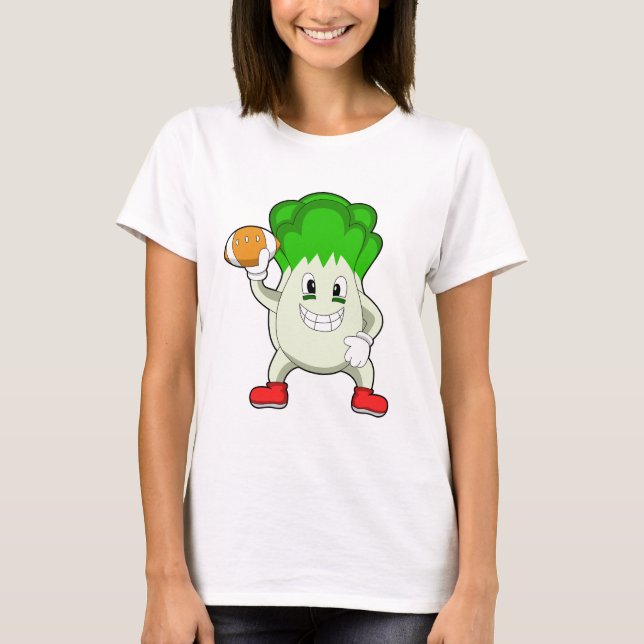 Salat beim Fußball T-Shirt (Vorderseite)