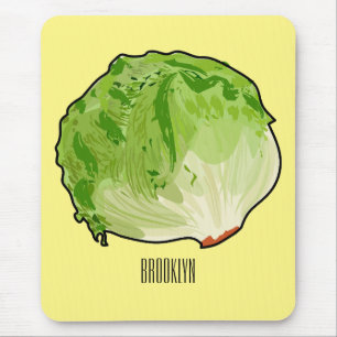 Salat-Cartoon-Abbildung Mousepad