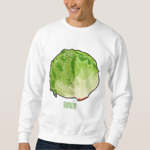 Salat-Cartoon-Abbildung Sweatshirt