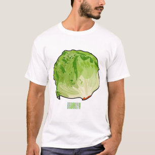 Salat-Cartoon-Abbildung T-Shirt