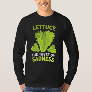 Salat den Geschmack der Traurigkeit Ernährung Männ T-Shirt