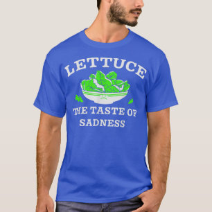 Salat Der Geschmack der Traurigkeit Funny Vegane V T-Shirt