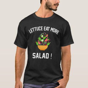 Salat essen - Veganer Salat Lover P T-Shirt