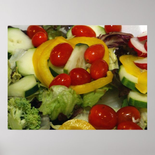 Salat "Fresh Garden" Poster (Vorne)