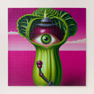 Salat mit Auge Puzzle