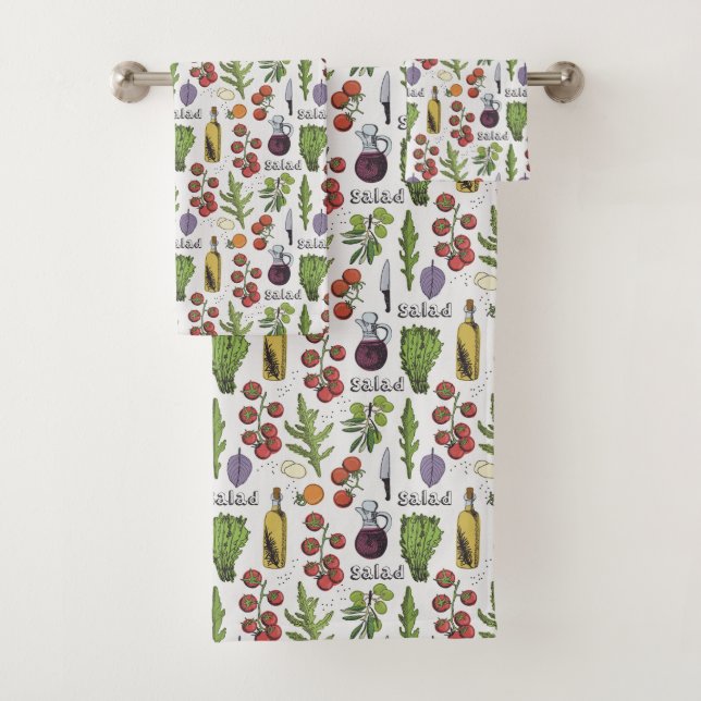Salat Pattern Handtuch Set (Insitu)