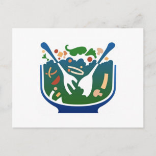 Salat Postkarte
