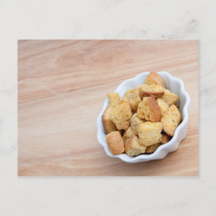 Salatköpfe in einer Schüssel Postkarte